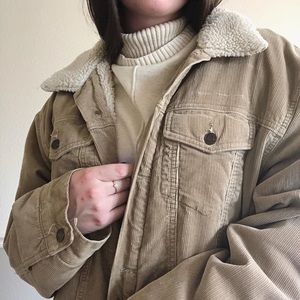 SOLD Corduroy Sherpa Jacket Old Navy Size XL